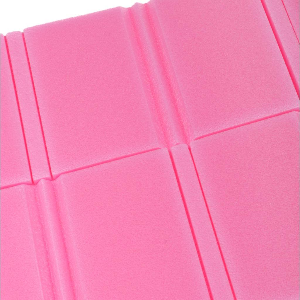 Portable Foldable Seat Cushion XPE Foam Mat Camping Moisture Proof Pad Pink