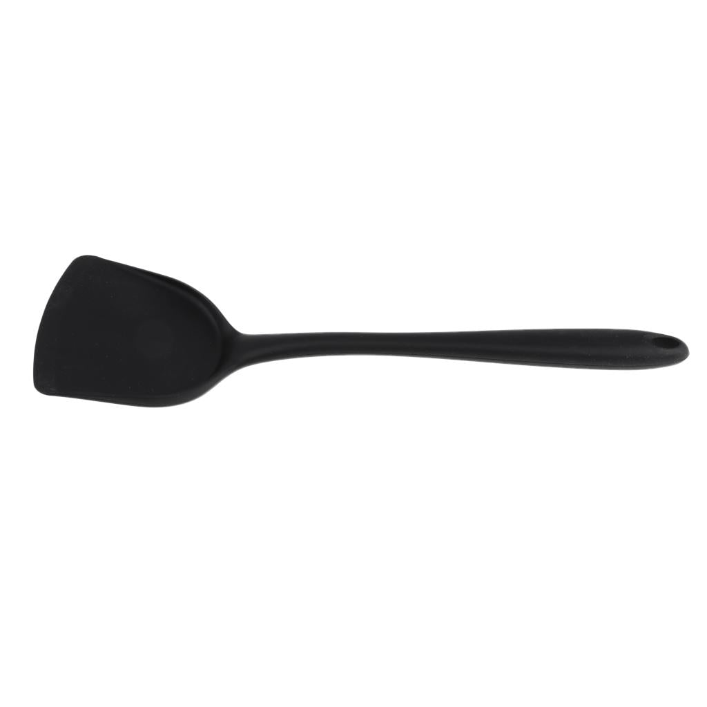 Silicon Spatula Pastry Brush Baking Cake Mixing Scraper Brush Tool black