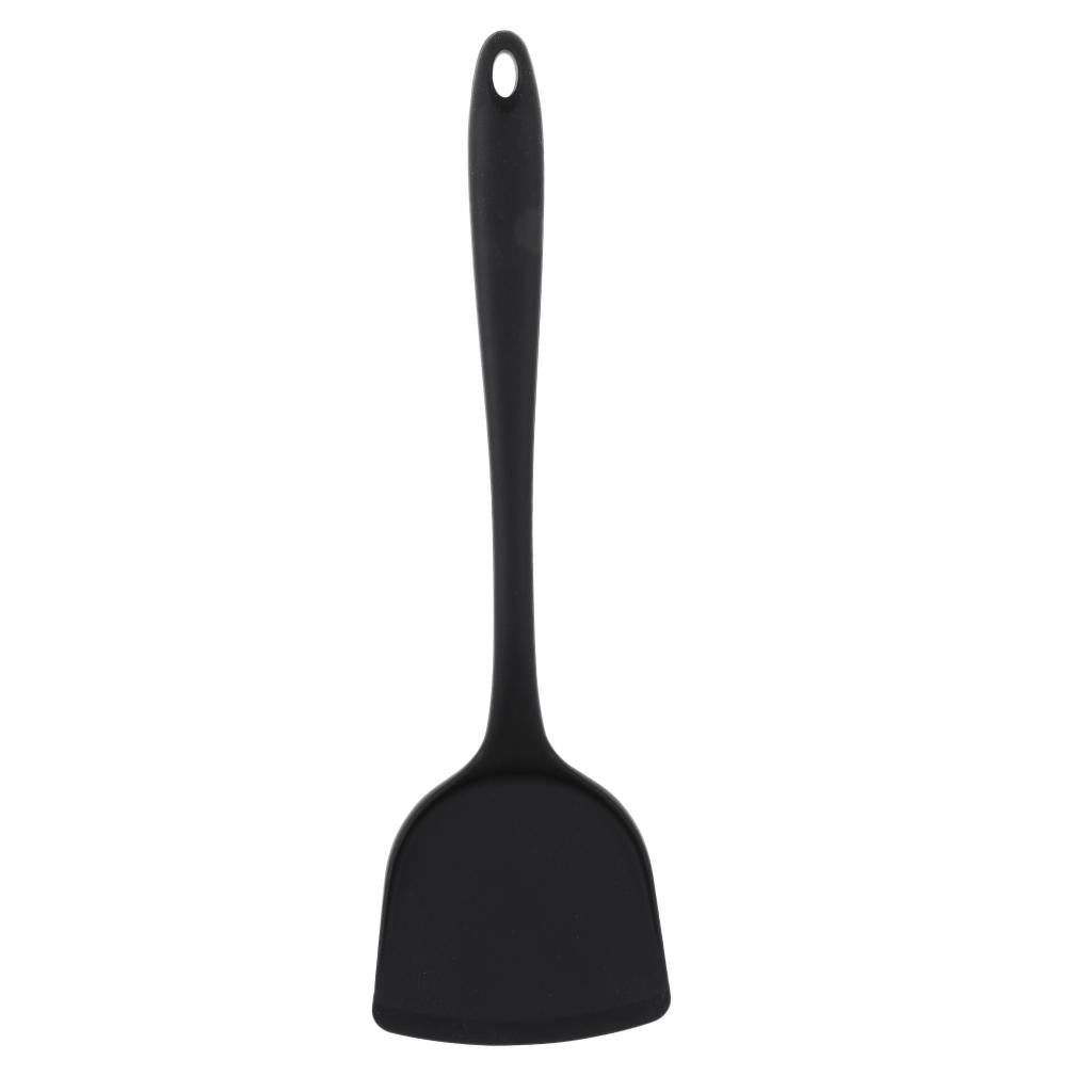 Silicon Spatula Pastry Brush Baking Cake Mixing Scraper Brush Tool black