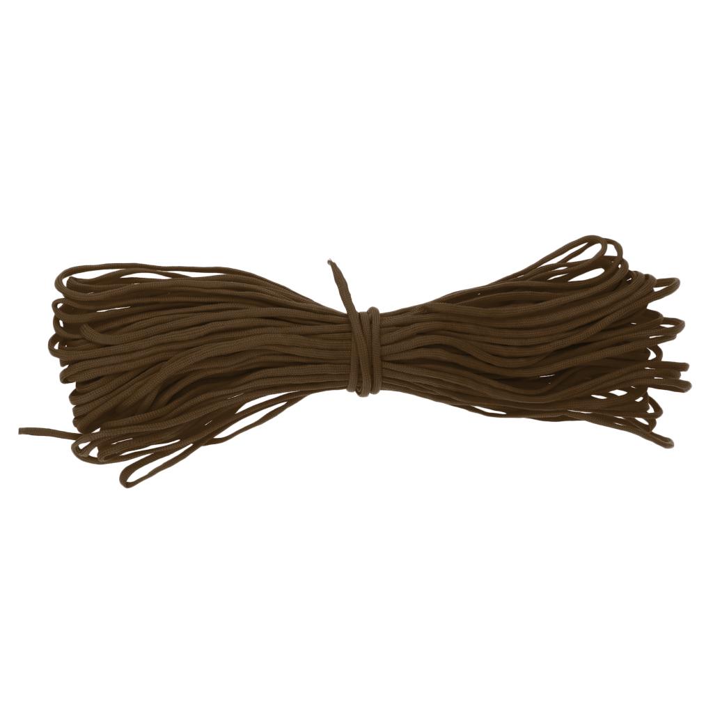 7 Strand Core Cord 300lb Paracord Parachute Rope Lanyard Coffee