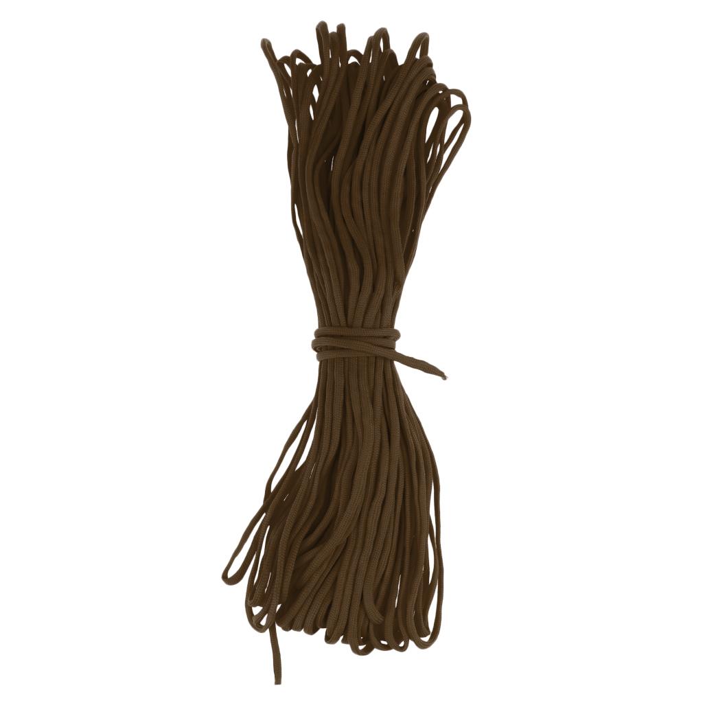 7 Strand Core Cord 300lb Paracord Parachute Rope Lanyard Coffee