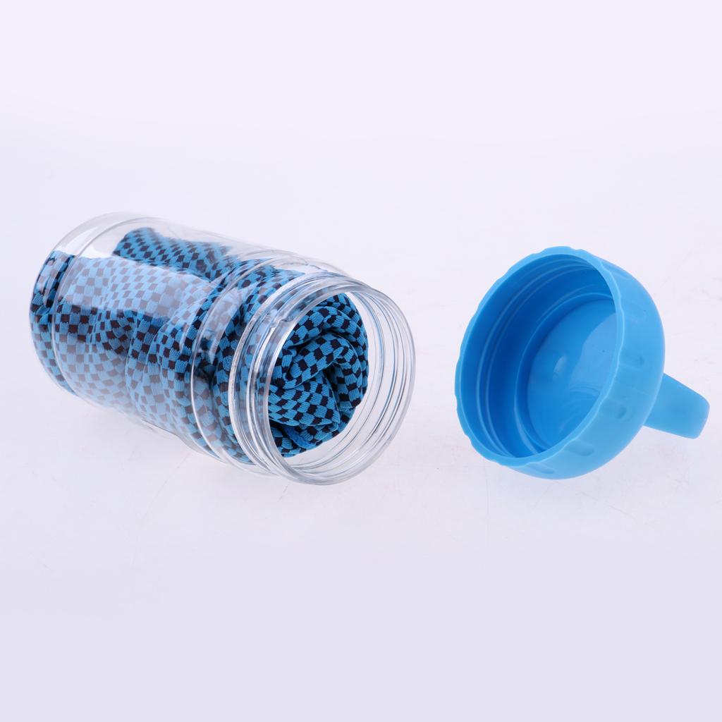Instant Cooling Ice Cold Gym Towel Drying Sweat Absorb Chilly Pad Blue