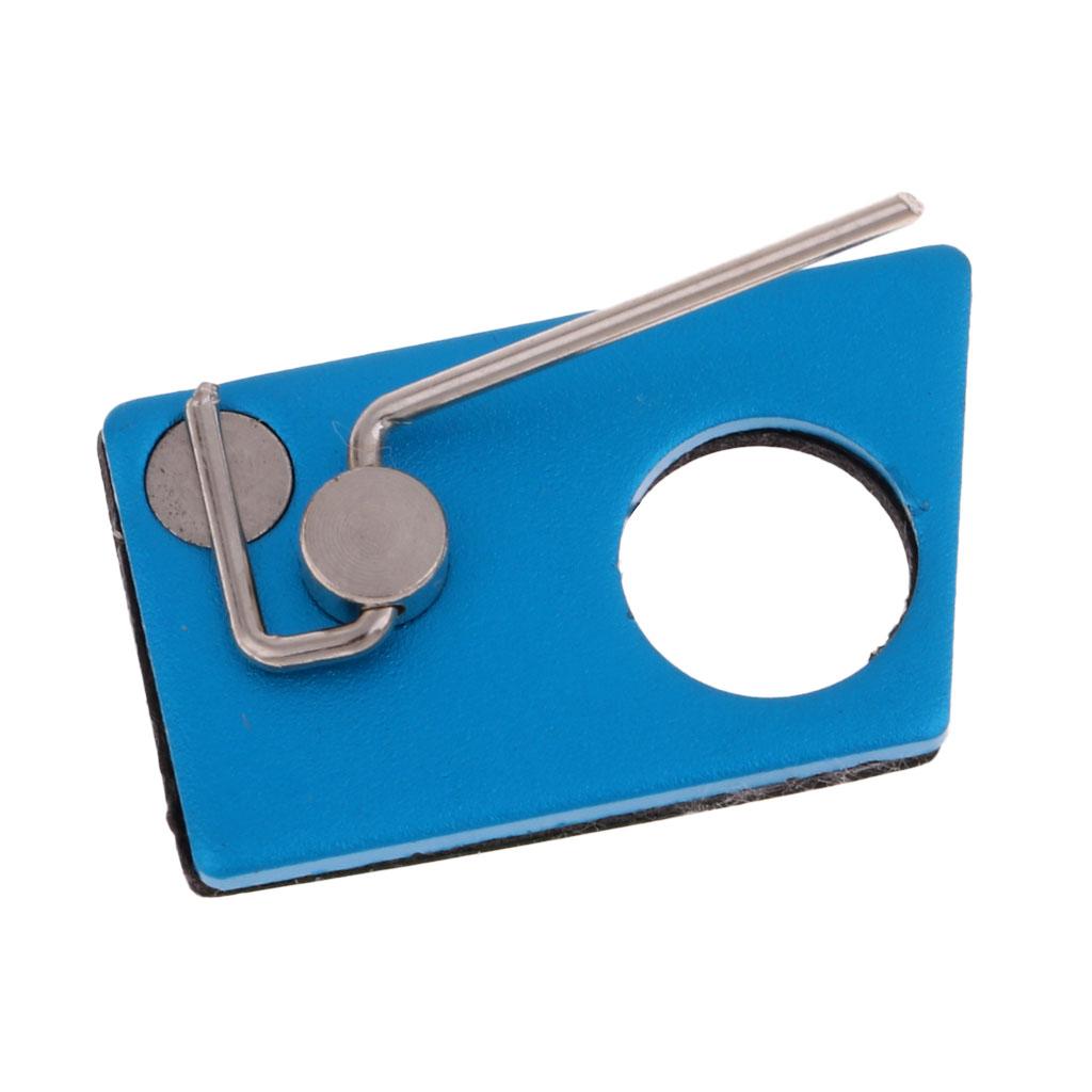 Left Hand Metal Magnetic Adhesive Recurve Bow Arrow Rest Archery Tool Blue