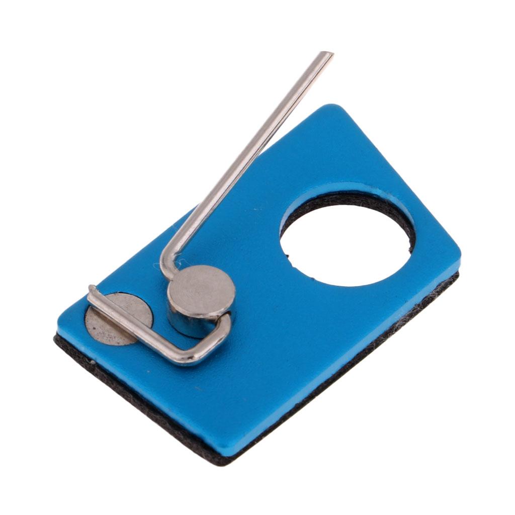 Left Hand Metal Magnetic Adhesive Recurve Bow Arrow Rest Archery Tool Blue