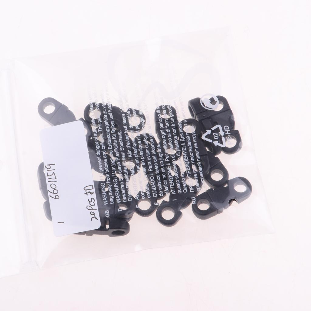 20pcs Paracord Bracelet 5mm Cord Side Release Buckle Survival Plastic Clip