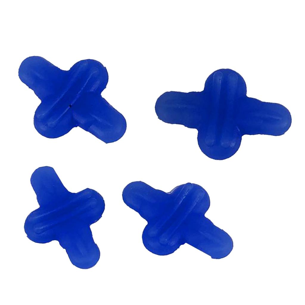 Bow String Silencer Rubber Shock Absorber Reduce Noise Vibration Damper Blue