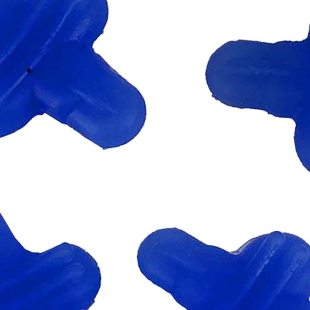 Bow String Silencer Rubber Shock Absorber Reduce Noise Vibration Damper Blue