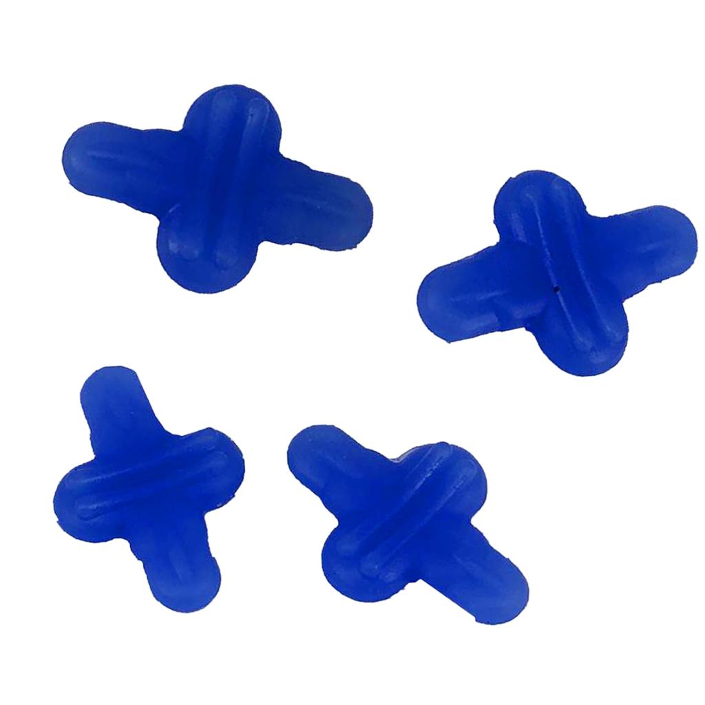 Bow String Silencer Rubber Shock Absorber Reduce Noise Vibration Damper Blue