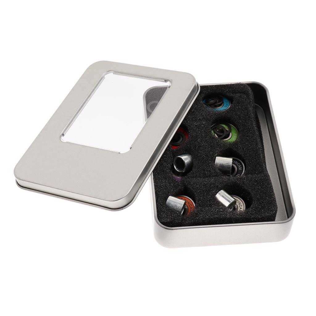 Skateboard Speed Kit- Bearing ,Spacers and Speed Washers Colourful