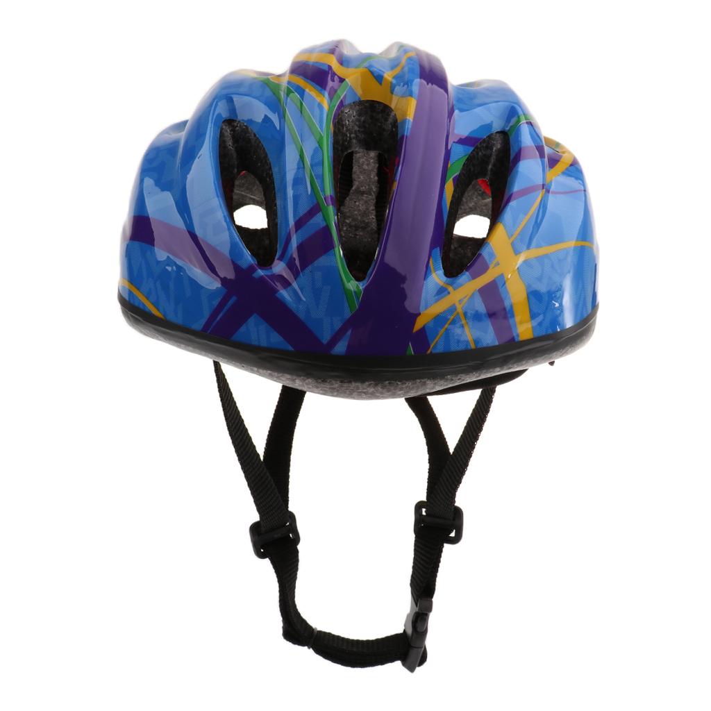Children Kids Adjustable Skating Riding Helmet Head Protective Gear Blue S