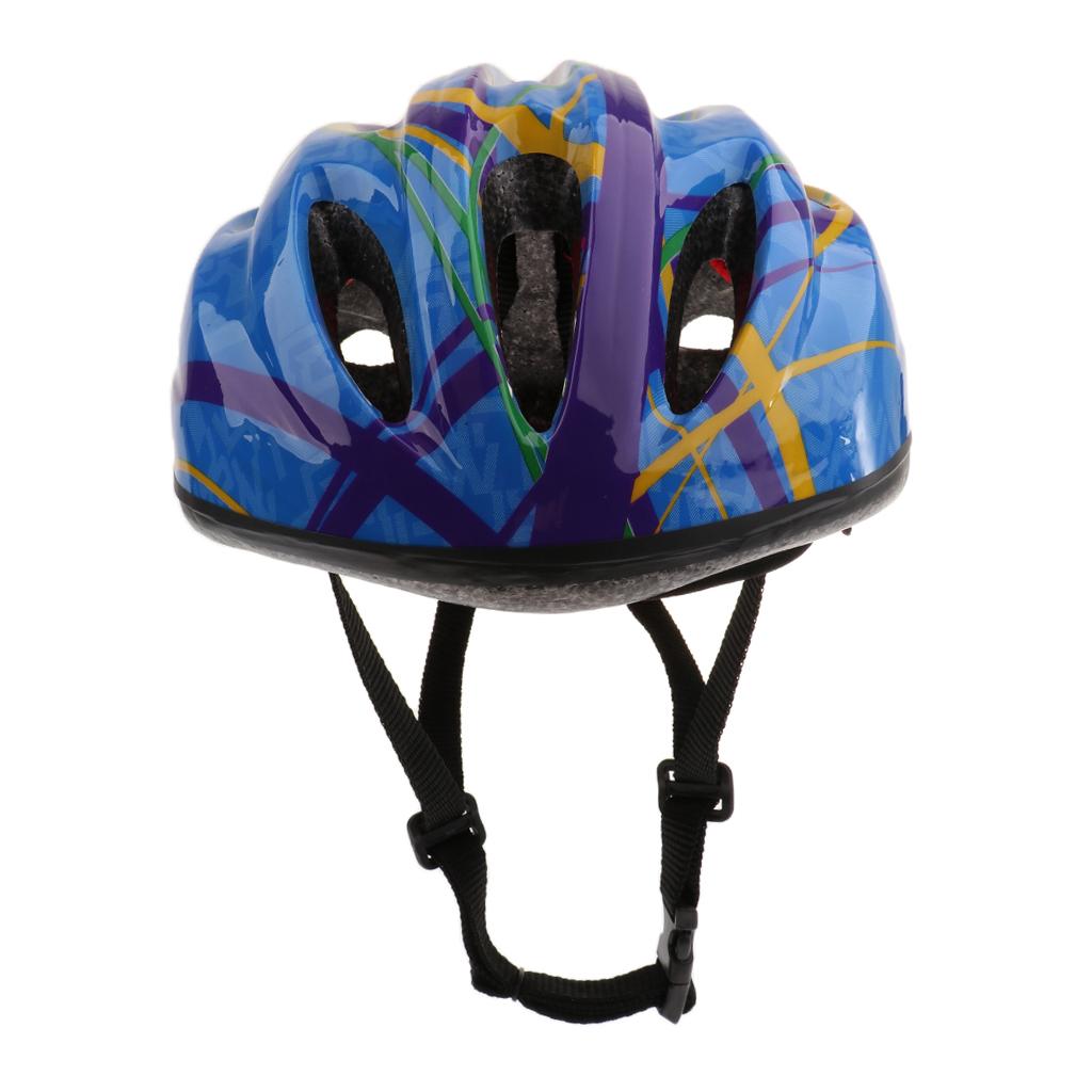 Children Kids Adjustable Skating Riding Helmet Head Protective Gear Blue S