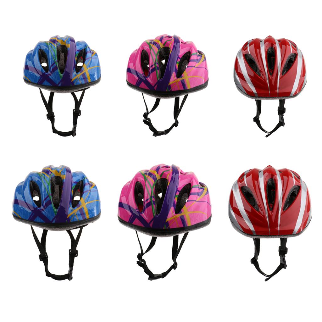 Children Kids Adjustable Skating Riding Helmet Head Protective Gear Blue S