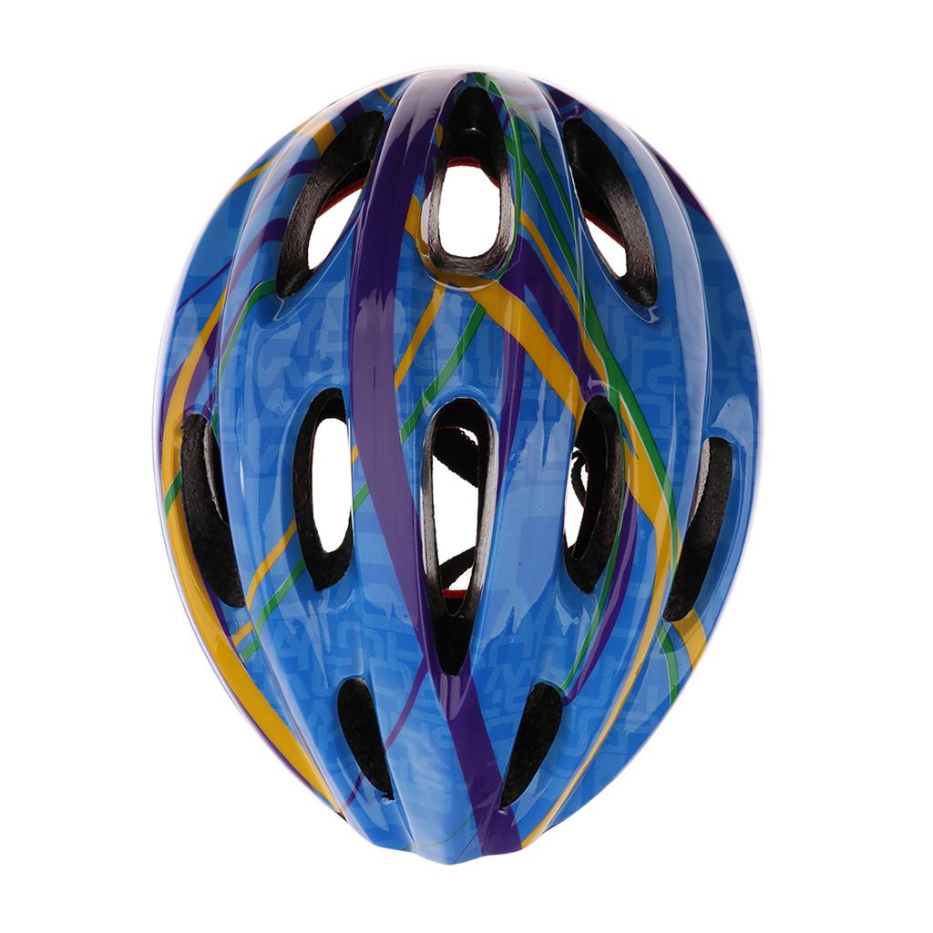 Children Kids Adjustable Skating Riding Helmet Head Protective Gear Blue M