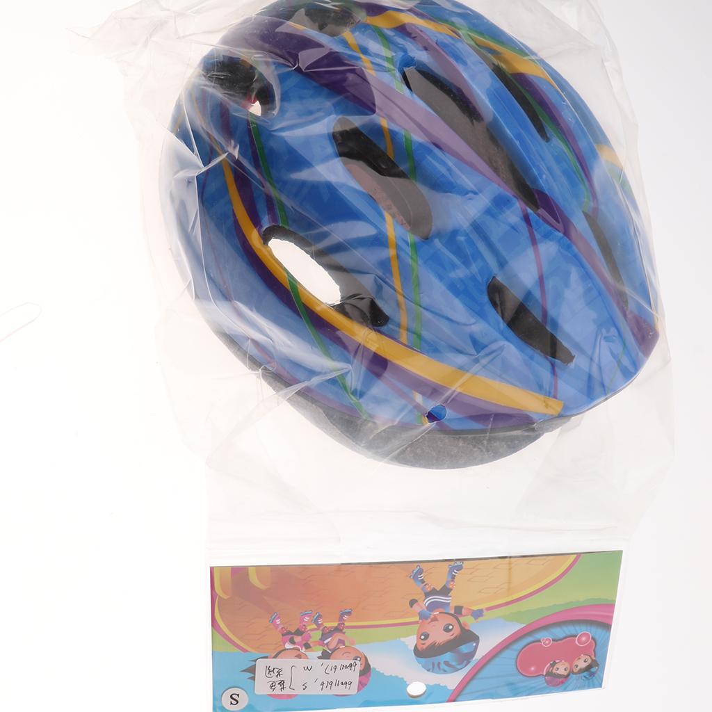 Children Kids Adjustable Skating Riding Helmet Head Protective Gear Blue M