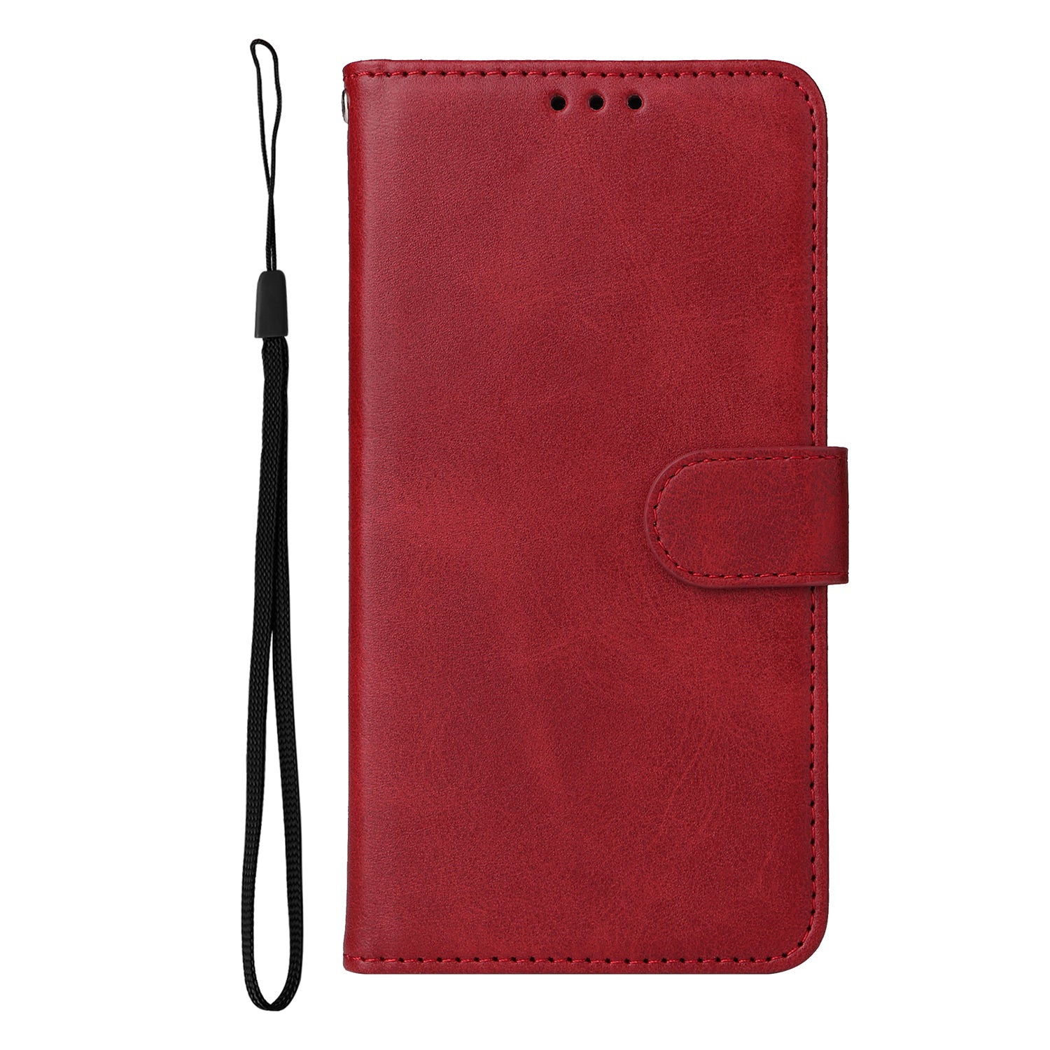 For Xiaomi Redmi Note 15 Pro 5G (Global) Case Wallet PU Leather Folio Flip Phone Cover - Red
