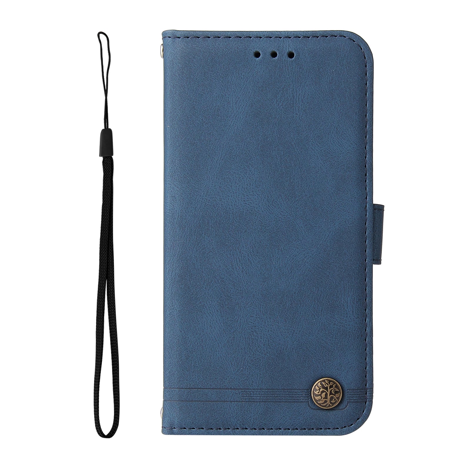 For Xiaomi Redmi Note 15 Pro 5G (Global) Leather Wallet Cases Skin Touch Phone Cover Stand with Strap - Blue