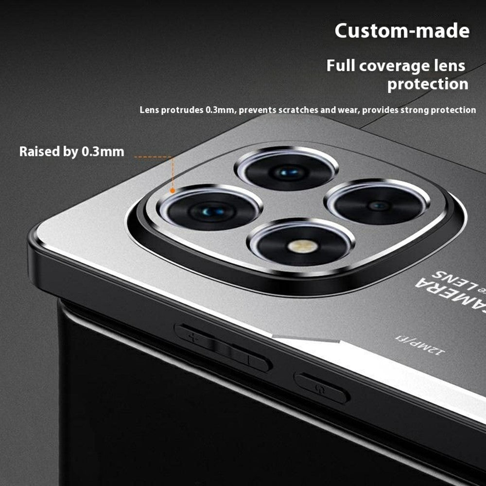 For Xiaomi Poco M8 Pro 5G / Redmi Note 15 Pro+ 5G (Global) Phone Case Aluminium Alloy TPU PC Back Cover - Silver