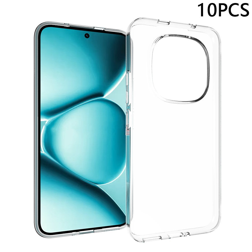 10Pcs / Pack For Xiaomi Poco M8 Pro 5G / Redmi Note 15 Pro+ 5G (Global) Case Watermark Free TPU Protective Clear Phone Cover