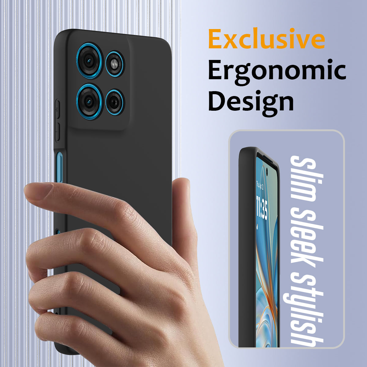 For Motorola Moto G100 Pro 5G Magnetic Case Anti-Drop Liquid Silicone Phone Cover - Black