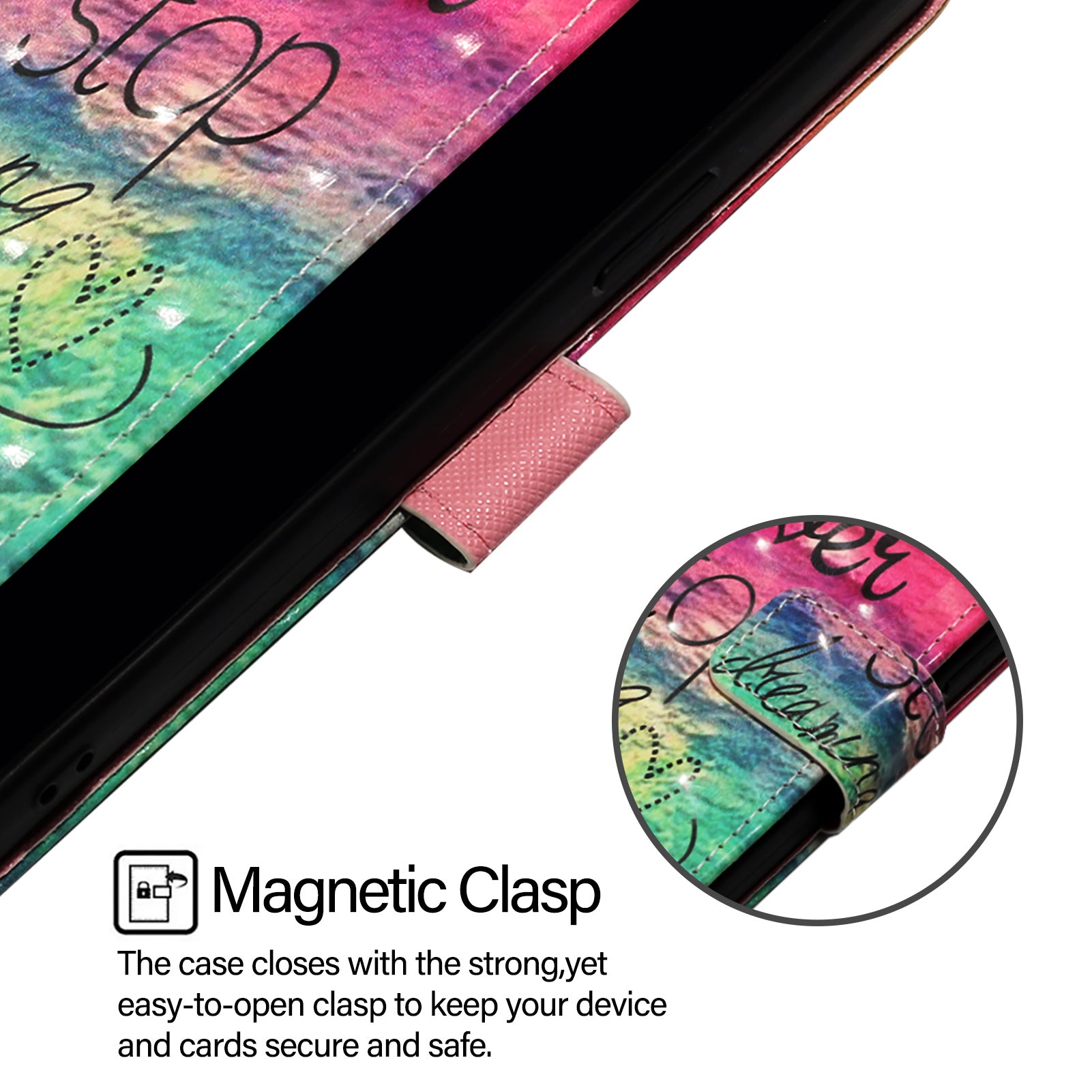 For Xiaomi Redmi Note 15 Pro 5G (Global) Leather Case Pattern Printing Wallet Stand Mobile Cover with Strap - Never Stop Dreaming