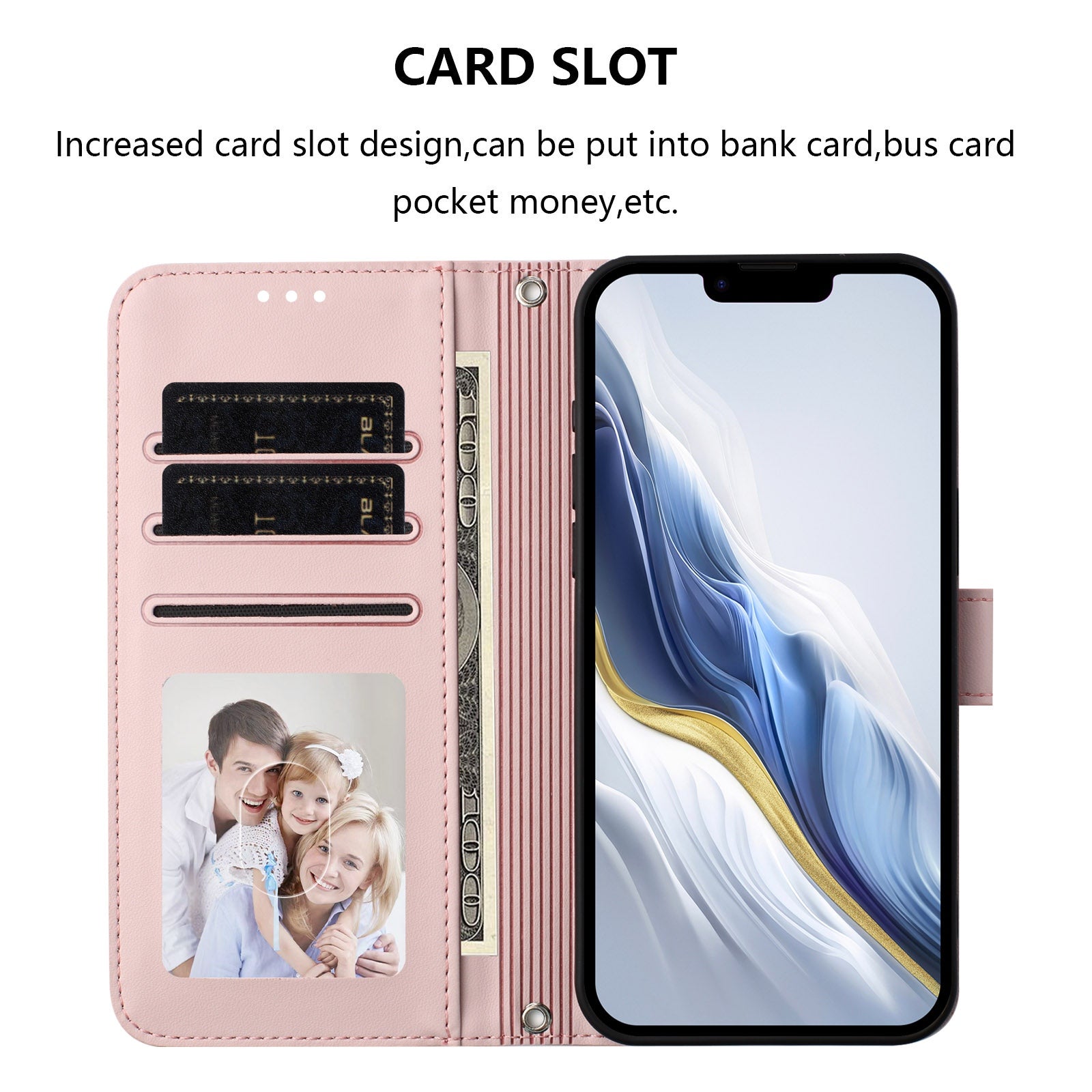 For Xiaomi Redmi Note 15 Pro 5G (Global) Leather Case Wallet Stand Phone Cover with Wrist Strap - Pink