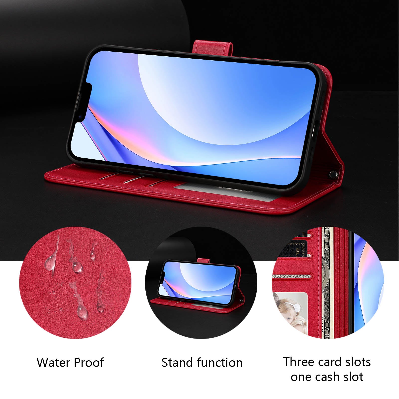 For Xiaomi Redmi Note 15 Pro 5G (Global) Case Panda Imprint RFID Blocking Wallet Leather Phone Cover with Wrist Strap - Rose