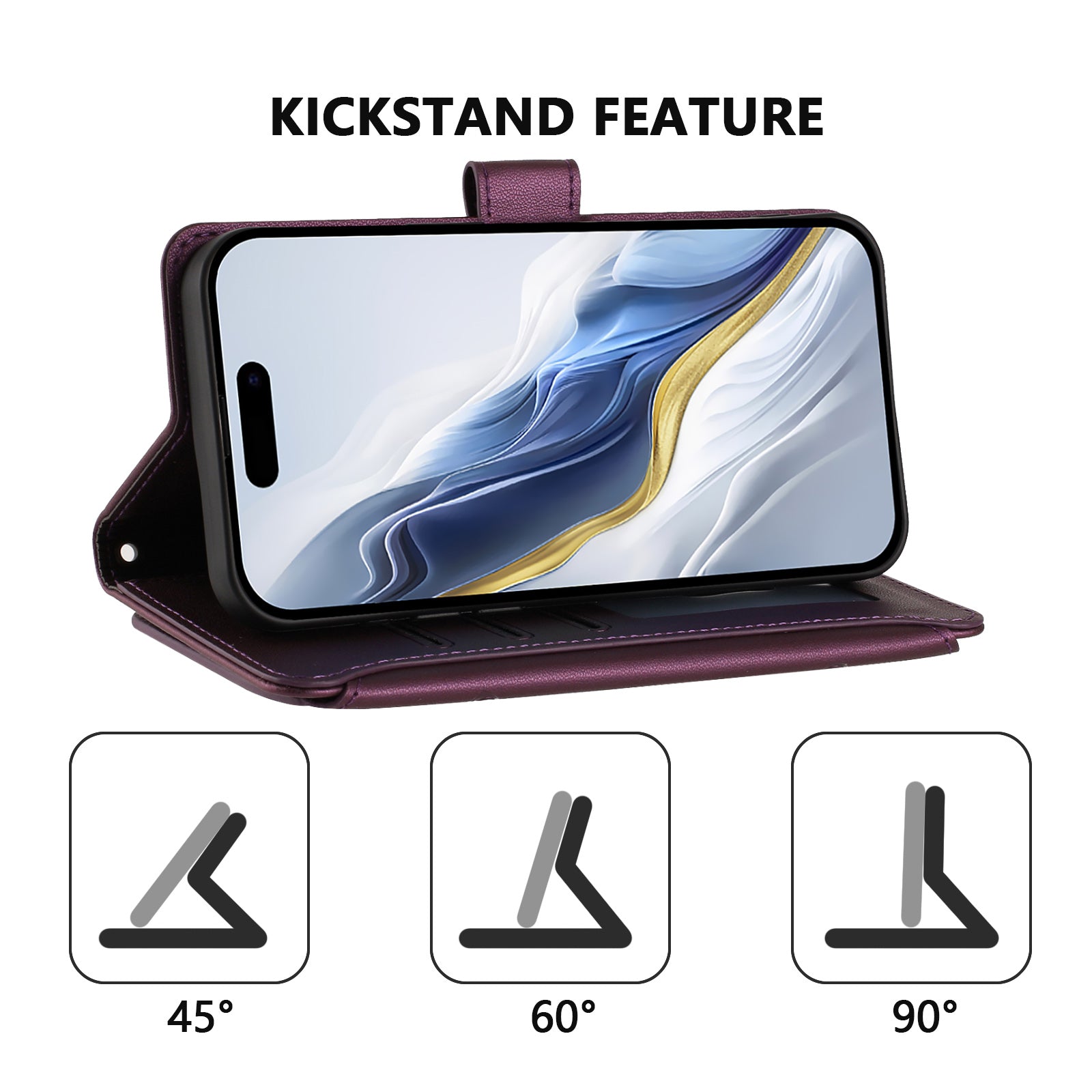 For Xiaomi Poco M8 Pro 5G / Redmi Note 15 Pro+ 5G (Global) Leather Case Butterfly Floral Imprint Zipper Wallet Stand Cover with Wrist Strap - Purple