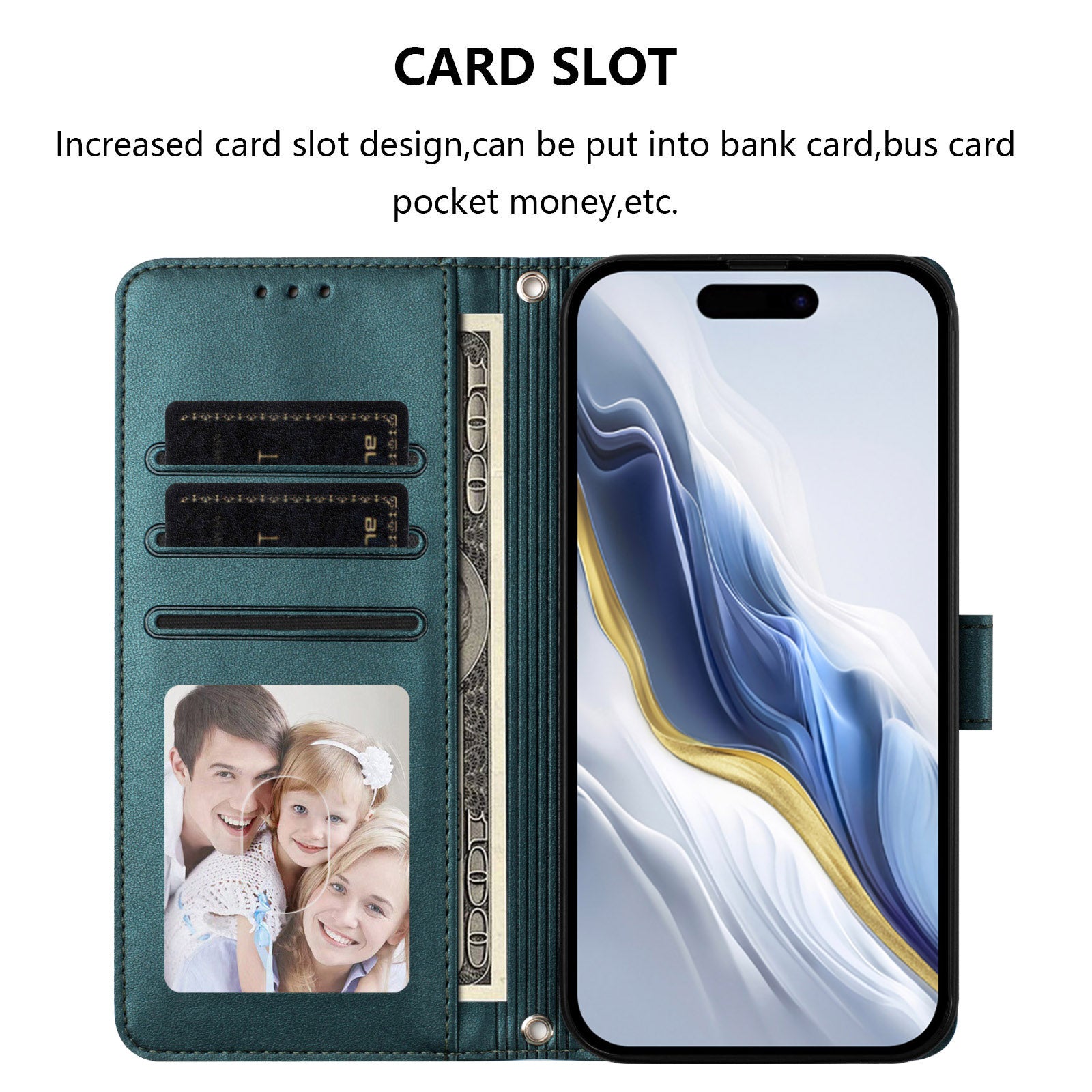 For Xiaomi Poco M8 Pro 5G / Redmi Note 15 Pro+ 5G (Global) Wallet Case with Wrist Strap Love Cat Pattern Imprint Leather Phone Cover - Green