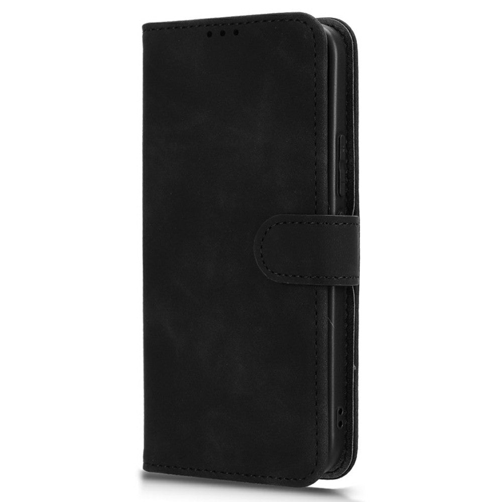 For Xiaomi Redmi Note 15 Pro 5G (Global) Leather Case Skin Feel Anti Drop Wallet Flip Phone Cover - Black