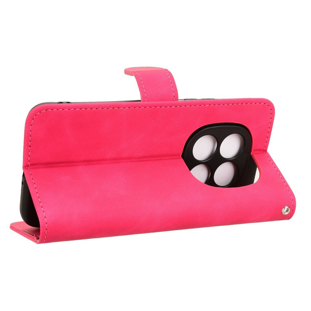 For Xiaomi Redmi Note 15 Pro 5G (Global) Leather Case Skin Feel Anti Drop Wallet Flip Phone Cover - Rose