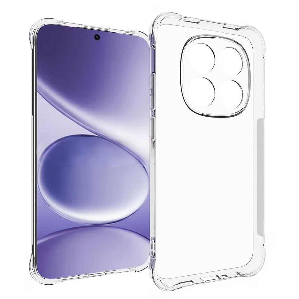 For Xiaomi Redmi Note 15 Pro 5G (Global) Case WANLONFENG WL Series 2.0mm TPU Phone Cover with Tempered Glass Film - Transparent