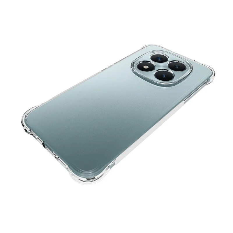For Xiaomi Poco M8 Pro 5G / Redmi Note 15 Pro+ 5G (Global) TPU Case WANLONFENG WL2 Series 2.0mm Phone Cover with 2Pcs Tempered Glass Films - Transparent