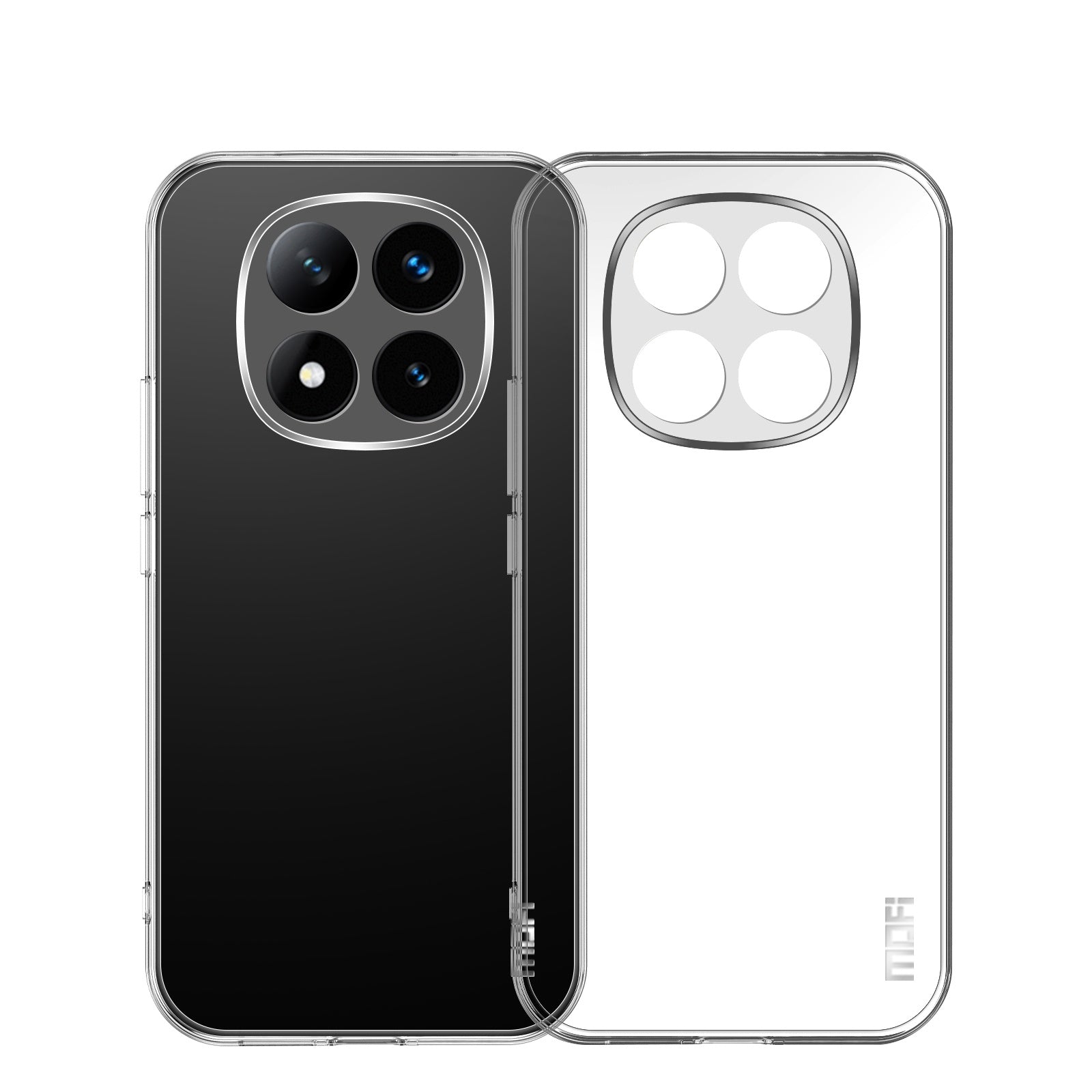 For Xiaomi Poco M8 Pro 5G / Redmi Note 15 Pro+ 5G (Global) Clear Phone Case MOFI Ultra-Thin TPU Phone Back Cover - Transparent