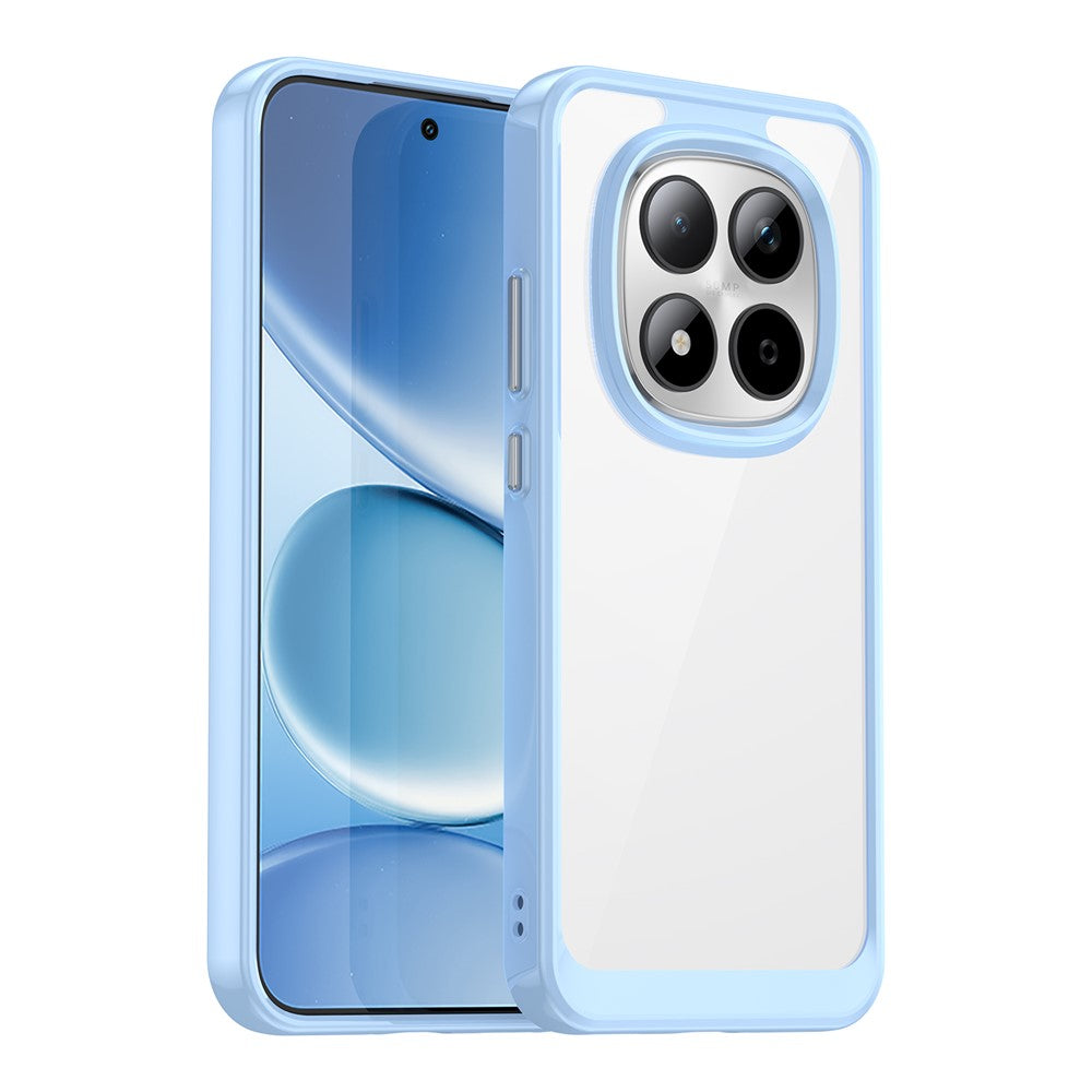 For Xiaomi Redmi Note 15 Pro 5G (Global) Case TPU + Acrylic Protective Clear Phone Cover - Blue