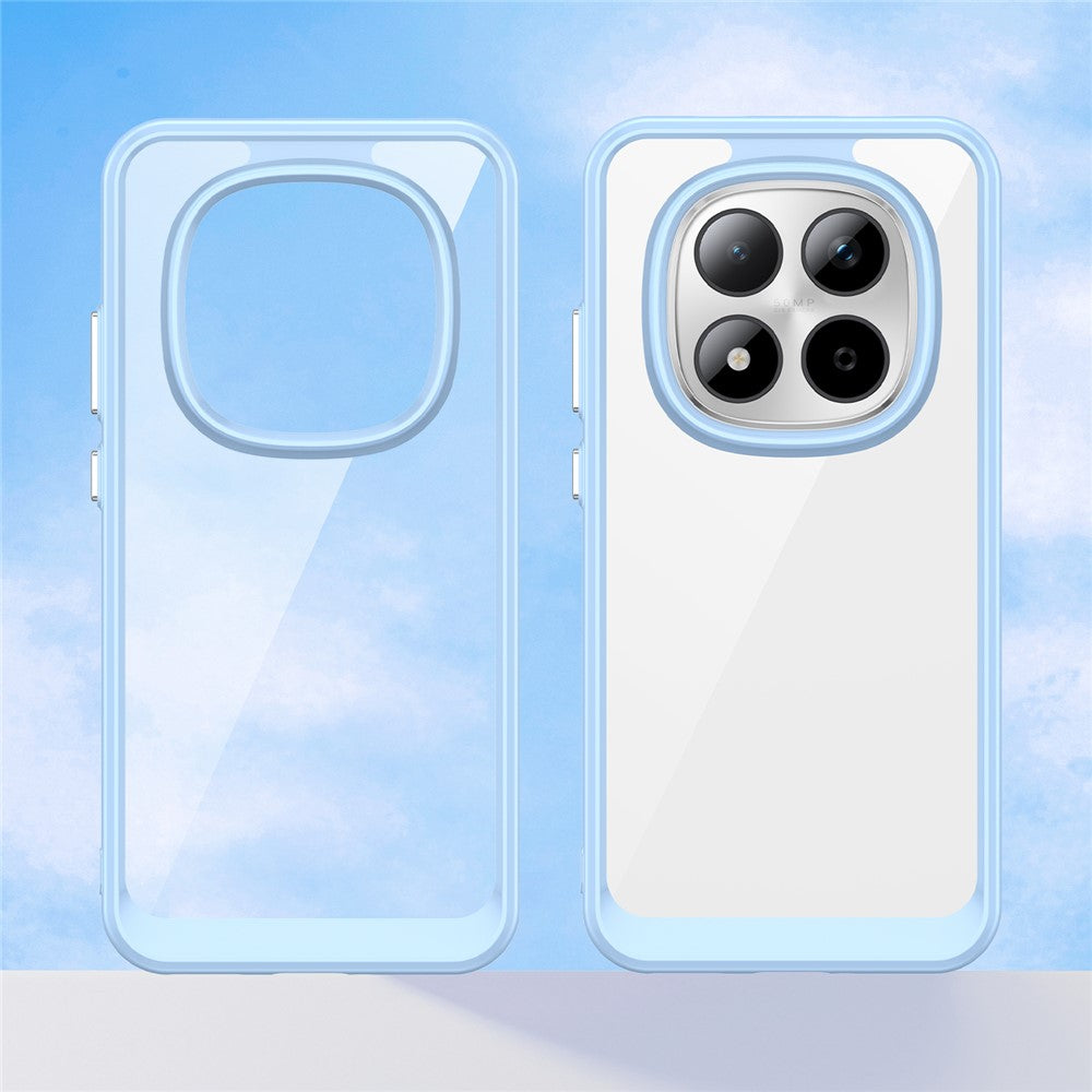 For Xiaomi Redmi Note 15 Pro 5G (Global) Case TPU + Acrylic Protective Clear Phone Cover - Blue