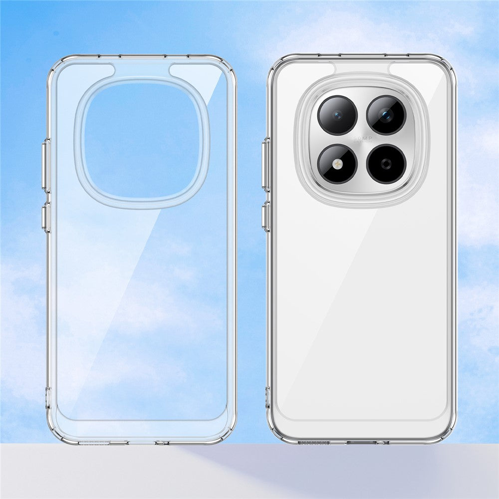For Xiaomi Redmi Note 15 Pro 5G (Global) Case TPU + Acrylic Protective Clear Phone Cover - Transparent