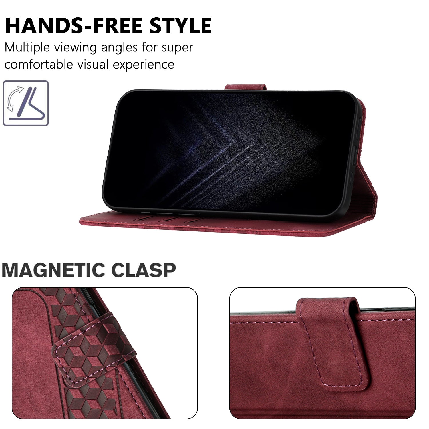 For Xiaomi Poco M8 Pro 5G / Redmi Note 15 Pro+ 5G (Global) Leather Case 7-Shaped Pattern Wallet Stand Shockproof Phone Cover - Brown
