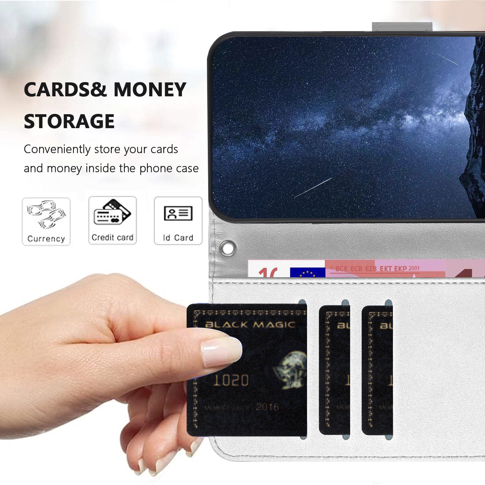 For Xiaomi Poco M8 Pro 5G / Redmi Note 15 Pro+ 5G (Global) Leather Case Wallet Stand Solid Color Anti Drop Phone Cover - Silver
