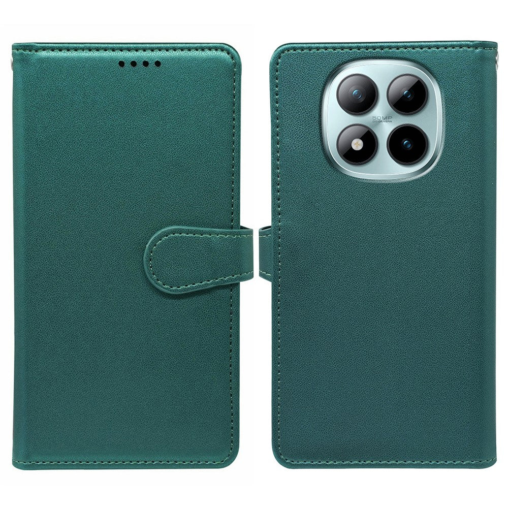 For Xiaomi Redmi Poco M8 Pro 5G / Redmi Note 15 Pro+ 5G (Global) Case with 9 Card Slots PU Leather Stand Phone Cover - Green