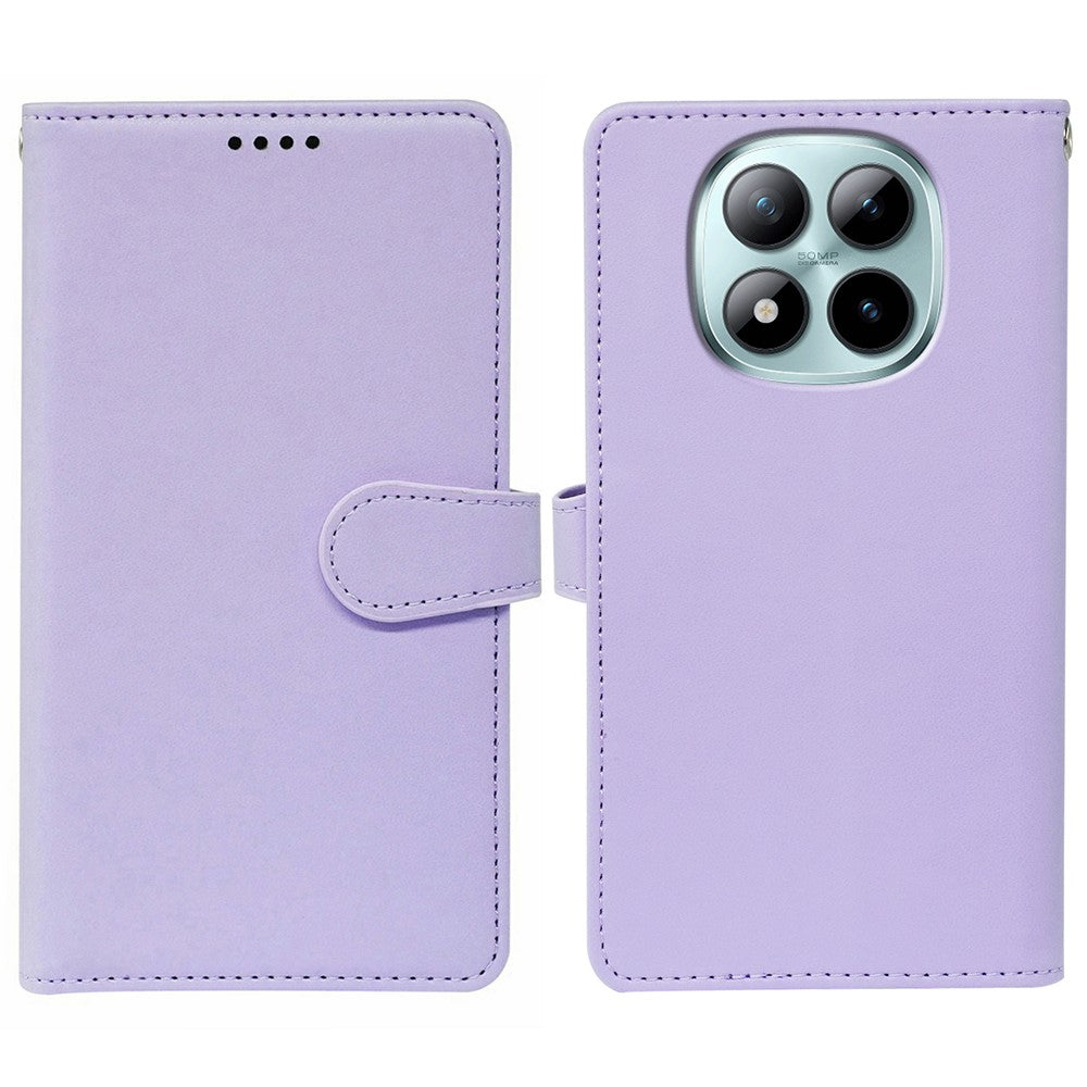 For Xiaomi Redmi Poco M8 Pro 5G / Redmi Note 15 Pro+ 5G (Global) Case with 9 Card Slots PU Leather Stand Phone Cover - Purple