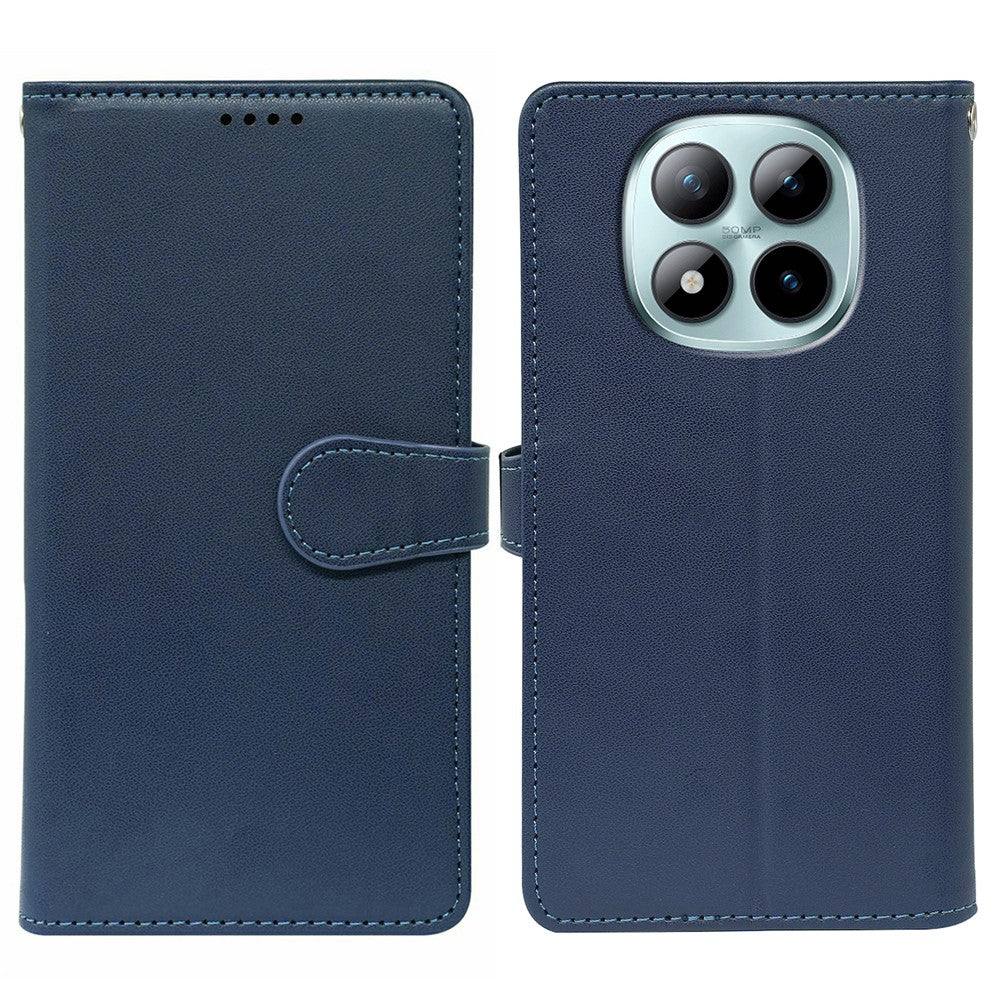 For Xiaomi Redmi Poco M8 Pro 5G / Redmi Note 15 Pro+ 5G (Global) Case with 9 Card Slots PU Leather Stand Phone Cover - Blue