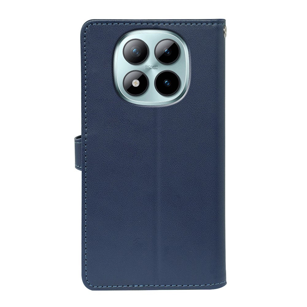 For Xiaomi Redmi Poco M8 Pro 5G / Redmi Note 15 Pro+ 5G (Global) Case with 9 Card Slots PU Leather Stand Phone Cover - Blue