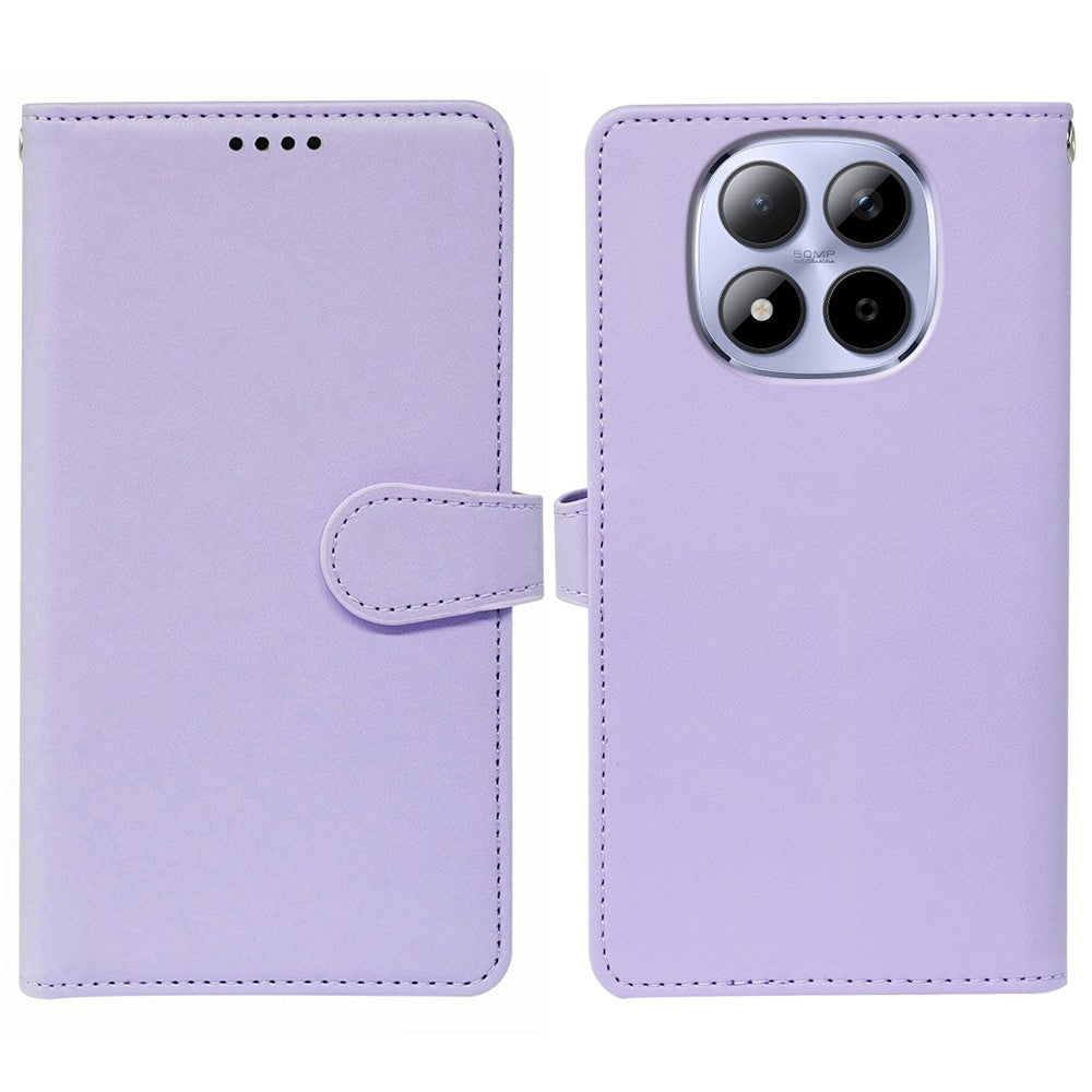 For Xiaomi Redmi Note 15 Pro 5G (Global) Case with 9 Card Slots PU Leather Stand Phone Cover - Purple
