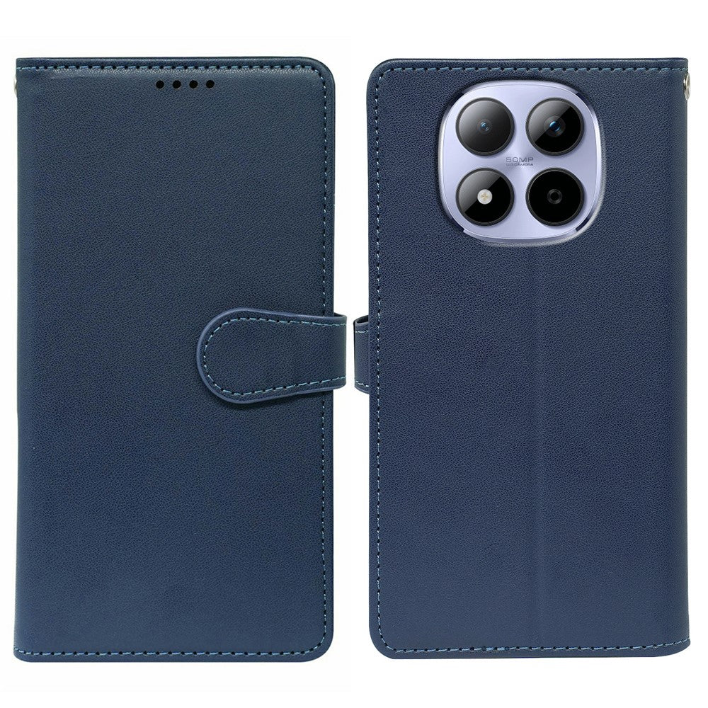 For Xiaomi Redmi Note 15 Pro 5G (Global) Case with 9 Card Slots PU Leather Stand Phone Cover - Blue