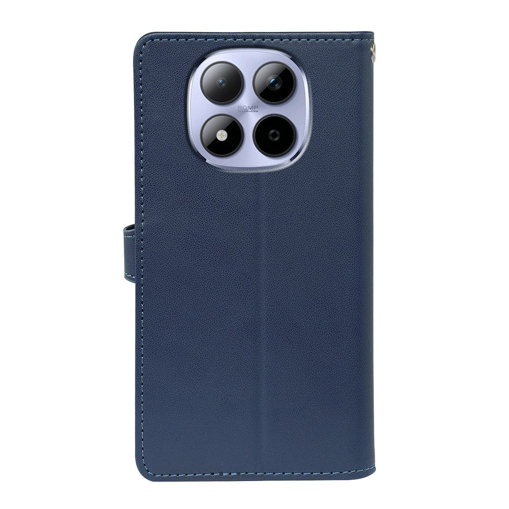 For Xiaomi Redmi Note 15 Pro 5G (Global) Case with 9 Card Slots PU Leather Stand Phone Cover - Blue