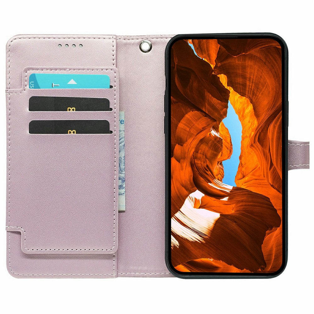 For Xiaomi Redmi Note 15 Pro 5G (Global) Case with 9 Card Slots PU Leather Stand Phone Cover - Rose Gold