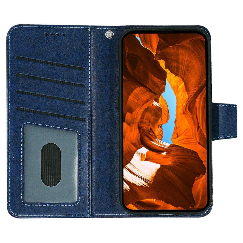 For Xiaomi Redmi Note 15 Pro 5G (Global) Case Stand Card Holder Wallet Leather Phone Cover - Blue