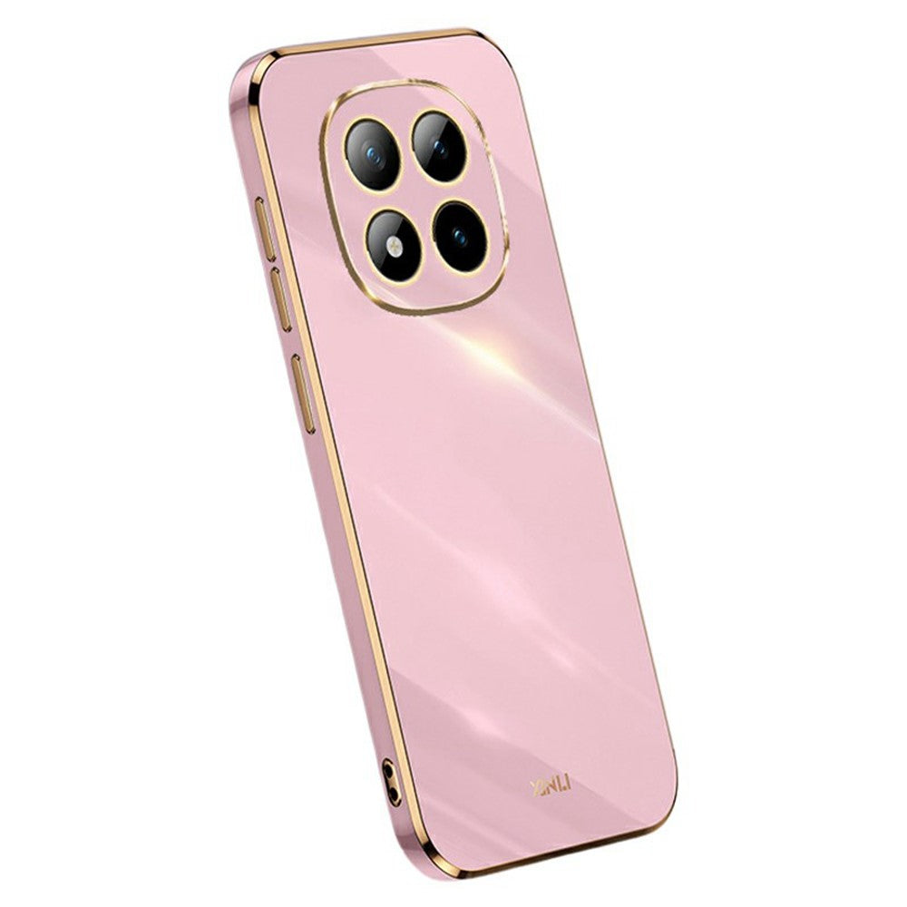 XINLI For Xiaomi Poco M8 Pro 5G / Redmi Note 15 Pro+ 5G (Global) Case TPU Phone Cover with Electroplating Frame - Purple