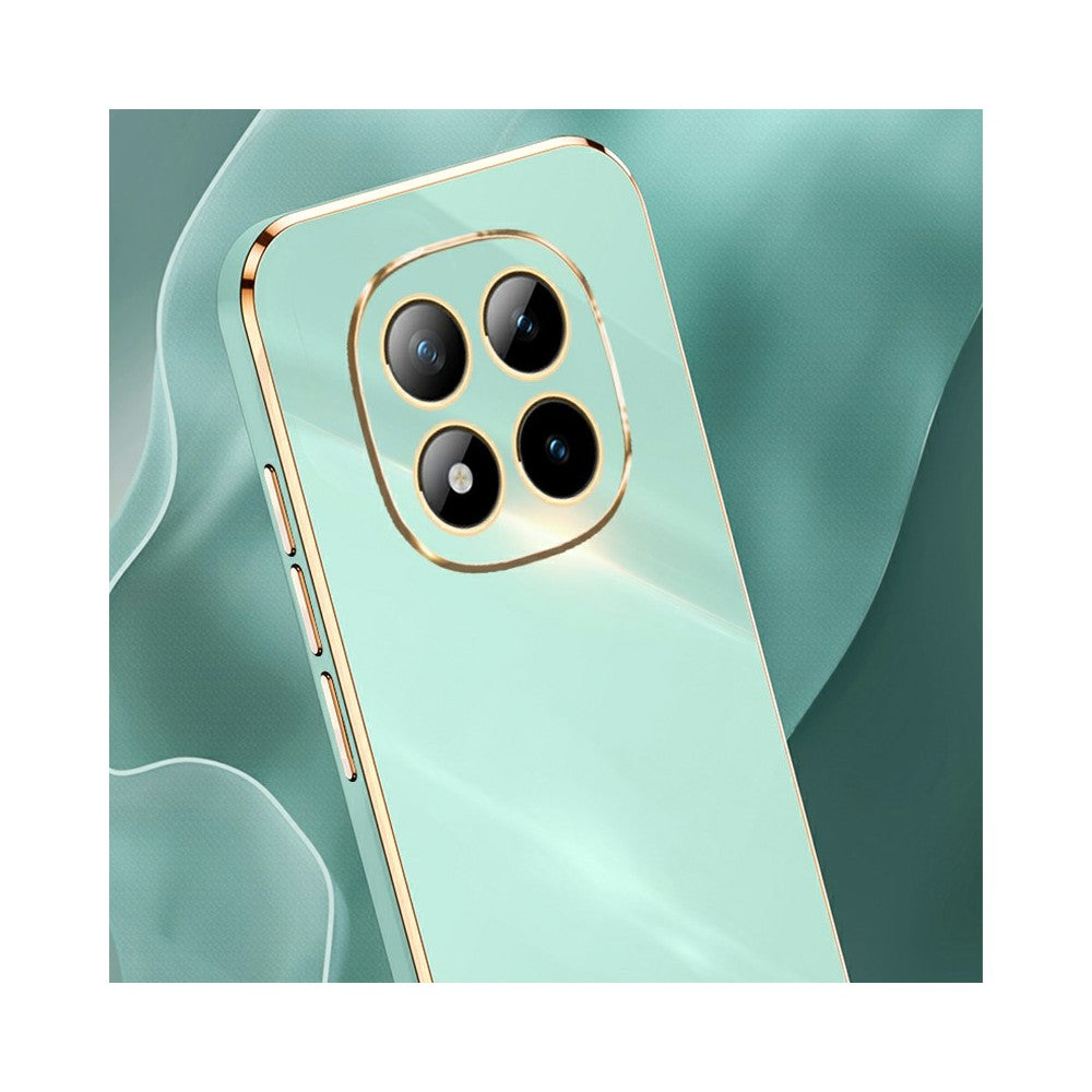 XINLI For Xiaomi Poco M8 Pro 5G / Redmi Note 15 Pro+ 5G (Global) Case TPU Phone Cover with Electroplating Frame - Blue