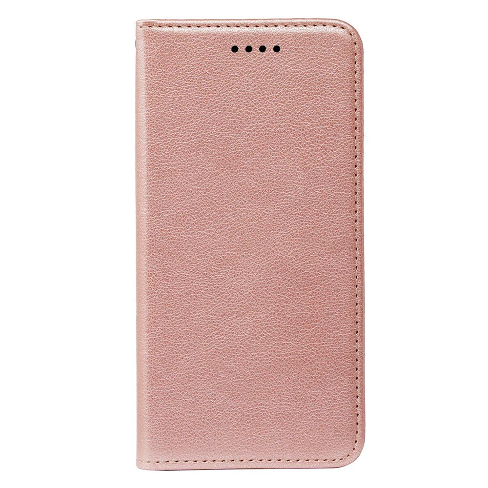 For Xiaomi Redmi Note 15 Pro 5G (Global) Case Wallet RFID Blocking Leather Phone Cover Strong Magnetic Closure - Rose Gold